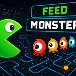Navigate a challenging labyrinth, collect glowing dots, and outsmart the creatures on your tail in this retro arcade game. Test your reflexes and play now!