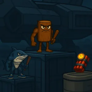 Desafía a un amigo en un frenético juego de patata caliente inversa. ¡Esquiva a tu oponente y asegúrate de tener la bomba al agotarse el tiempo para ganar!