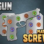 Desafía tu mente con Gun Match Screw, un rompecabezas único de clasificación de colores. Mueve tornillos estratégicamente para despejar el tablero y resolver…