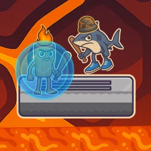 Desafía a un amigo en una arena caótica donde un movimiento en falso significa un final ardiente. Empuja a tu rival, esquiva cohetes y lucha por ser el último…