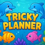 Pon a prueba tu lógica y sincronización en Tricky Planner. Guía a los peces por complejos laberintos evitando depredadores en este cautivador rompecabezas.