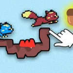 Libera tu creatividad en este juego de dibujo único donde diseñas el nivel. Desafía a un amigo, dibuja caminos y compite por la bellota. ¡Juega gratis ahora!