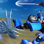 Pilota un poderoso guerrero mech y lucha contra oleadas de dinosaurios gigantes. Recoge monedas para mejorar tu ataque y salud y dominar la arena. ¡Juega ahora!