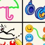 Pon a prueba tu lógica y habilidades espaciales en Dibujo de una Línea. Conecta todos los puntos con una sola línea continua sin repasar tu camino. ¡Juega…