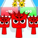 Guía a tu adorable equipo Sprunki a través de una complicada carrera de obstáculos. Haz crecer tu escuadrón eligiendo las puertas correctas y pon a prueba tus…