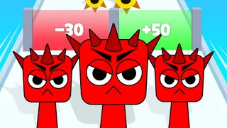 Guía a tu adorable equipo Sprunki a través de una complicada carrera de obstáculos. Haz crecer tu escuadrón eligiendo las puertas correctas y pon a prueba tus…