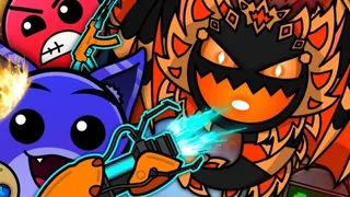 Desata tu creatividad en una experiencia sandbox única. Coloca personajes icónicos de Geometry Dash, usa pistolas de portales y construye escenarios caóticos…