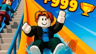 Escala imponentes estructuras y desciende por emocionantes toboganes para ganar monedas en este vibrante juego obby. Tus mascotas te ayudarán a aumentar tus…