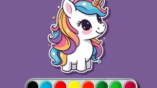 Libera tu creatividad en un mundo mágico de unicornios. Elige colores para dar vida a hermosos dibujos en este relajante juego de arte. ¡Colorea tu primera…