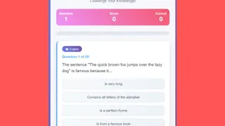 Pon a prueba tu intelecto con Quiz Education, un divertido y atractivo juego de trivia para todas las edades. Responde preguntas sobre una amplia gama de…