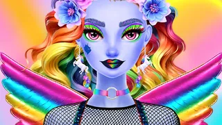 Adéntrate en un mundo de color y estilo en este creativo juego de cambio de imagen. Diseña maquillajes y atuendos únicos para tres divas y expresa tu…