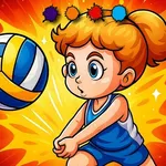 Libera tu creatividad con divertidas páginas de voleibol para colorear. Elige colores y da vida a escenas deportivas en este relajante y gratuito juego online.